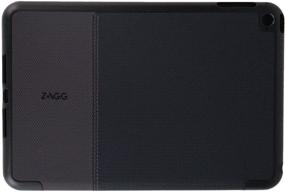 img 2 attached to 🔑 ZAGG Folio Case with Bluetooth Keyboard - iPad mini 4 (Black) | Hinged Design for Ultimate Convenience