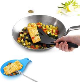 img 1 attached to 🌈 Colorful Silicone Resistant Kitchen Utensil Set