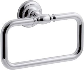 img 1 attached to 💎 Chrome Polished KOHLER K-72571-CP Artifacts Towel Ring