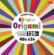 📦 120 sheets of 40-color origami set logo