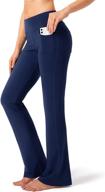 👖 high waisted bootcut yoga pants for women - g gradual work pants with 4 pockets logo