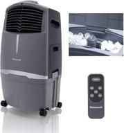 🌬️ honeywell 525 cfm indoor outdoor portable evaporative cooler - complete cooling solution in grey logo