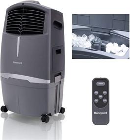 img 4 attached to 🌬️ Honeywell 525 CFM Indoor Outdoor Portable Evaporative Cooler - Complete Cooling Solution in Grey