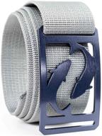 salmon belts steel buckle nylon logo