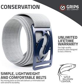 img 3 attached to Nylon Salmon Belts with Steel Buckle