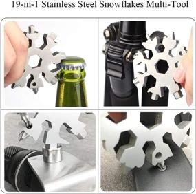 img 1 attached to Snowflake Multitool Multi Function Stainless Boyfriend