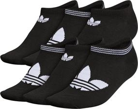 img 4 attached to 🧦 Revamp Your Sock Collection with adidas Originals Trefoil Superlite No Show Socks (6-pair)