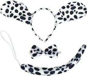 img 4 attached to 🐾 Skeleteen Dalmatian Dog Costume Set: Unleash Your Playful Pup's Halloween Spirit!