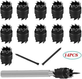 img 1 attached to NAKAO Spot Weld Cutter Set - 14 Pcs Double-Sided HSS Bits for Power Drill Spot Welding