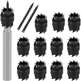 img 4 attached to NAKAO Spot Weld Cutter Set - 14 Pcs Double-Sided HSS Bits for Power Drill Spot Welding