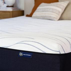 img 2 attached to 🛏️ Serta 12" Gel Mattress, Queen: Superior Comfort in Off-Off-White Shade