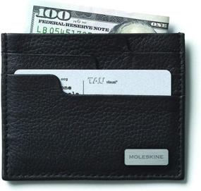 img 4 attached to Moleskine Lineage Wallet Leather Black