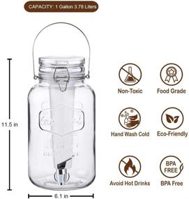 img 3 attached to 🥤 Enhance Your Home Beverage Experience with the Emica Beverage Dispenser Infuser