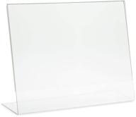 🌟 dazzling displays: acrylic slanted holders for retail store fixtures & equipment – enhance store signs & displays! logo
