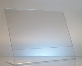img 1 attached to 🌟 Dazzling Displays: Acrylic Slanted Holders for Retail Store Fixtures & Equipment – Enhance Store Signs & Displays!