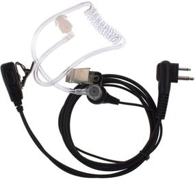 img 2 attached to AOER 2-контактная воздушная скрытая акустическая трубка для рации-трансивера walkie talkie Motorola CP88 CP040 CP200 GP300 (упаковка из 2 шт.)