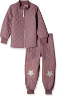 mikk line melton infant baby quilted логотип