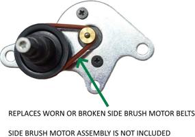 img 1 attached to HDMNDD Neato Botvac Side Brush Drive Belt O 🔧 Ring Replacement Kit - 3 Belts & Tools for Easy Replacement+