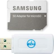 samsung micro to sd memory card adapter (1 count) bundle with everything but stromboli micro & sd card reader: ultimate storage solution logo