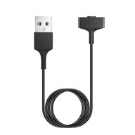 заменяемый usb-кабель для зарядки длиной 3.3 фута, совместимый с зарядным устройством fit ionic для умных часов ionic. логотип