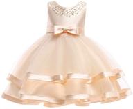 👗 comisara 6m-9t kids pageant flower girl dress: perfect party & wedding attire for little girls logo