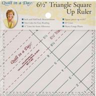 🧵 quilt in a day triangle square ruler: original version - 1-pack for effortless quilting! logo