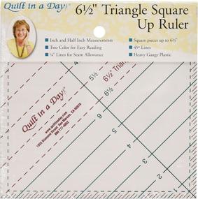 img 2 attached to 🧵 Quilt In A Day Triangle Square Ruler: Original Version - 1-Pack for Effortless Quilting!