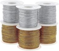 💎 high-quality jewelry making string cord set: 100 yards, gold and silver, 6-pack logo