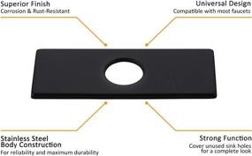 img 3 attached to Homary Rectangle Rectangular Escutcheon Replacement