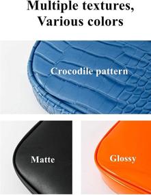 img 3 attached to Classic Handbags Shoulder Crocodile Pattern Black Women's Handbags & Wallets for Shoulder Bags