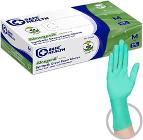 img 4 attached to Aloegenii Gloves Medium Vera Medical Disposable Free Powder Clinic Nursing Food Cleaning