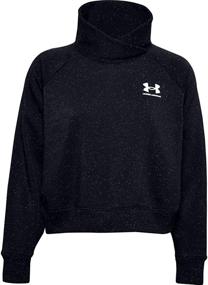 img 1 attached to 🔥 Stay Cozy and Stylish with the Under Armour Women's Rival Fleece Wrap Neck Pullover