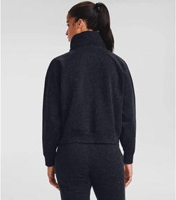 img 2 attached to 🔥 Stay Cozy and Stylish with the Under Armour Women's Rival Fleece Wrap Neck Pullover