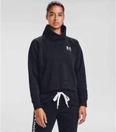 🔥 stay cozy and stylish with the under armour women's rival fleece wrap neck pullover логотип