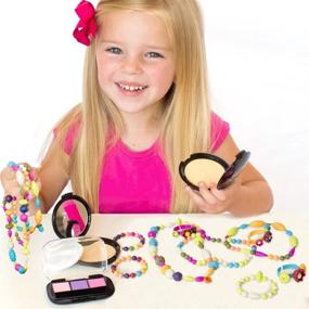 img 1 attached to 🎨 GILI Creativity: 4Yr & 8Yr Necklace Bracelet Set - Unleash Your Imagination!