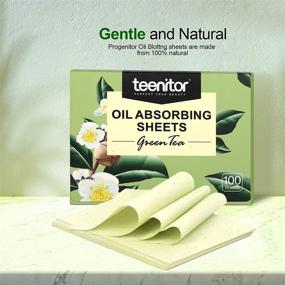 img 2 attached to 🍃 Teenitor 800 Counts Natural Green Tea Oil Control Film - Absorbing Sheets for Oily Skin Care: Blotting Paper to Remove Excess Oil and Shine