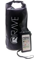 waterproof floating dry gear bags for boating, kayaking, fishing, rafting, swimming, camping & snowboarding - rave dry bag with bonus waterproof phone case! логотип