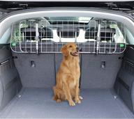 amazonbasics adjustable dog car barrier dogs logo