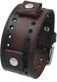 img 2 attached to 🔥 Nemesis FSB B Brown Leather - Enhanced Distress for Optimum Appeal