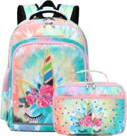camtop preschool kindergarten y0058 2 galaxy rainbow backpacks for kids' backpacks logo