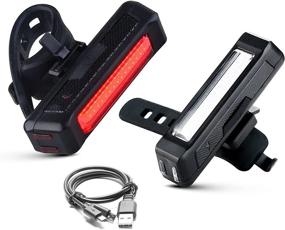 img 4 attached to 🔋 USB Rechargeable Skateboard Lights - Ideal for Bike, EV, Longboard – Riding Accessories - Front & Back - White & Red LED – Bright, Flashing - Durable Water Resistant