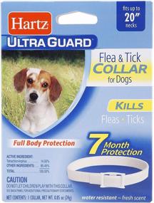 img 4 attached to 🐶 Hartz UltraGuard Flea & Tick Collar: 7-Month Protection for Dogs & Puppies, White, Up to 20 Inch Neck