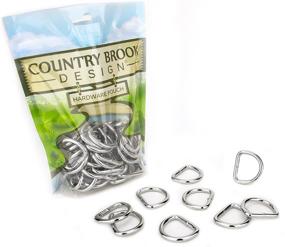 img 3 attached to 🔗 Country Brook Design: 1 Inch Heavy Welded D-Rings - Top 50 Selection