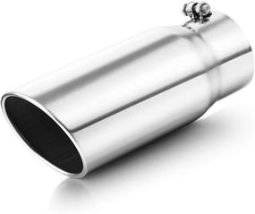 img 4 attached to KARCK Exhaust Polished Stainless Tailpipe