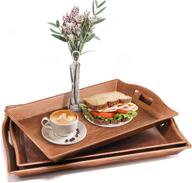 serving breakfast afternoon decorative rectangular логотип