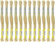 🧵 sullivans 6 strand embroidery floss, 8.7 yards - very light tan (12 pack) logo