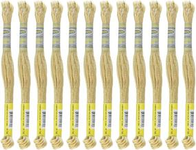 img 1 attached to 🧵 Sullivans 6 Strand Embroidery Floss, 8.7 Yards - Very Light Tan (12 Pack)