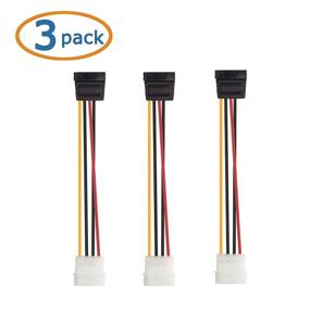 img 3 attached to 💡 Maximize Power Efficiency with Cable Matters 3 Pack Molex Power Solutions