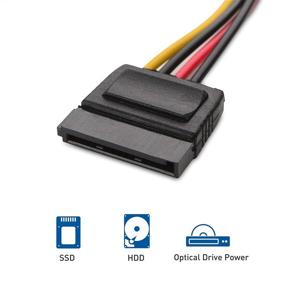 img 1 attached to 💡 Maximize Power Efficiency with Cable Matters 3 Pack Molex Power Solutions