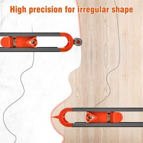 img 3 attached to 📐 Accurate Profile Scribe Tool: GOXAWEE Contour Gauge Duplicator for Woodworking, Van Conversion, Carpentry, Panels, Tiles & Laminate